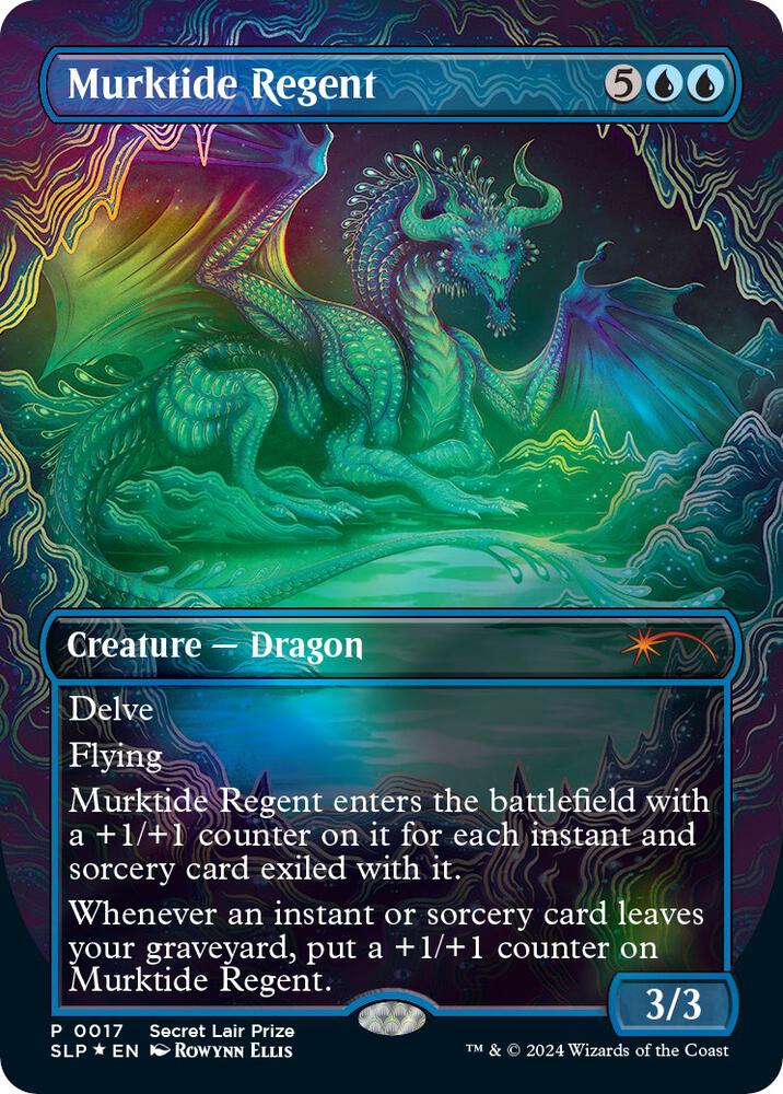 Murktide Regent 17/50 (Secret Lair Showdown)  - Borderless Foil | Good Games Modbury