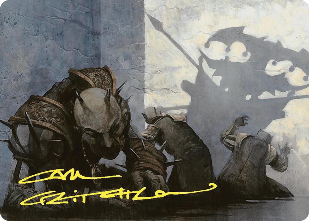 Decree of Pain Art Card Gold Stamped Signature 14 (Art Series: Commander Masters)  | Good Games Modbury