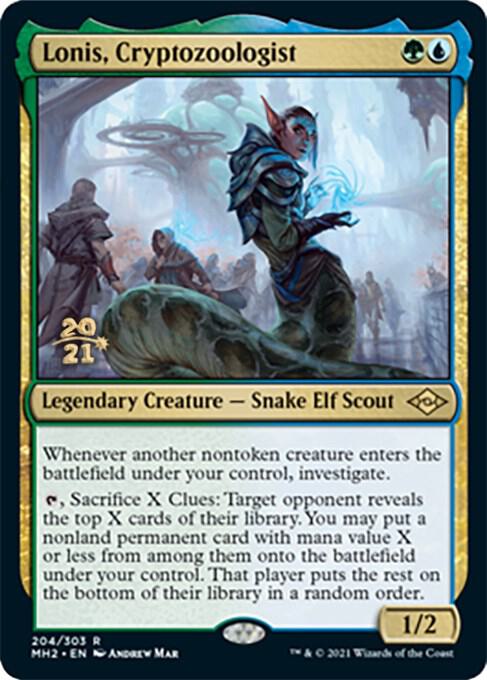 Lonis Cryptozoologist 204s/86 (Prerelease Cards)  - Foil | Good Games Modbury