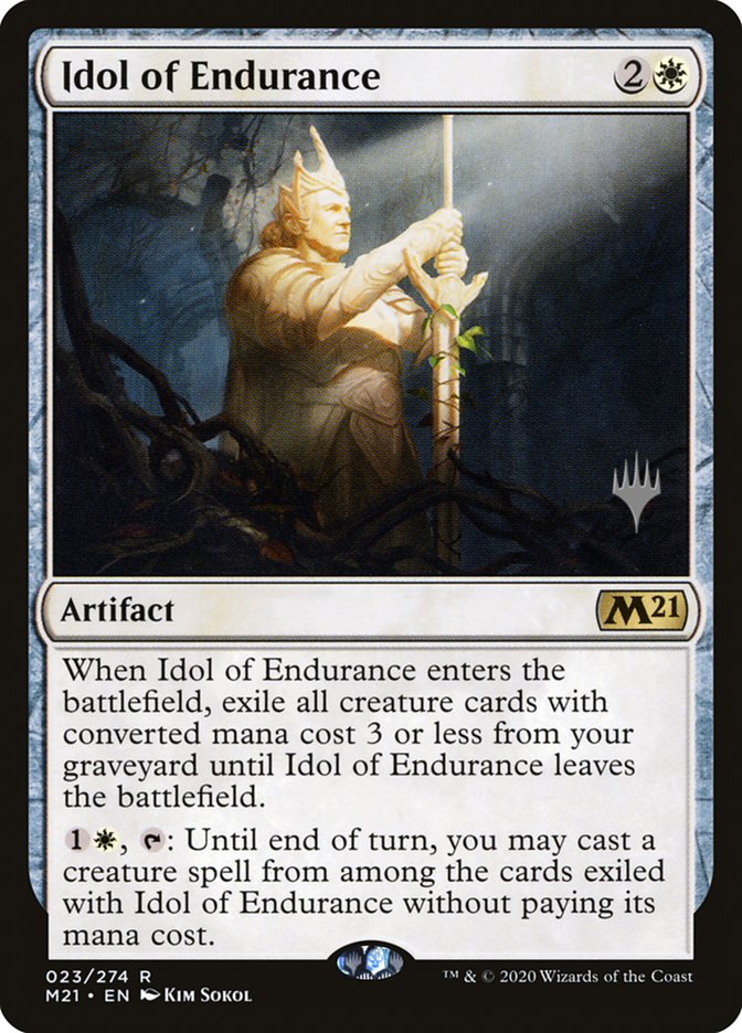 Idol of Endurance (Promo Pack) [Core Set 2021 Promos] | Good Games Modbury