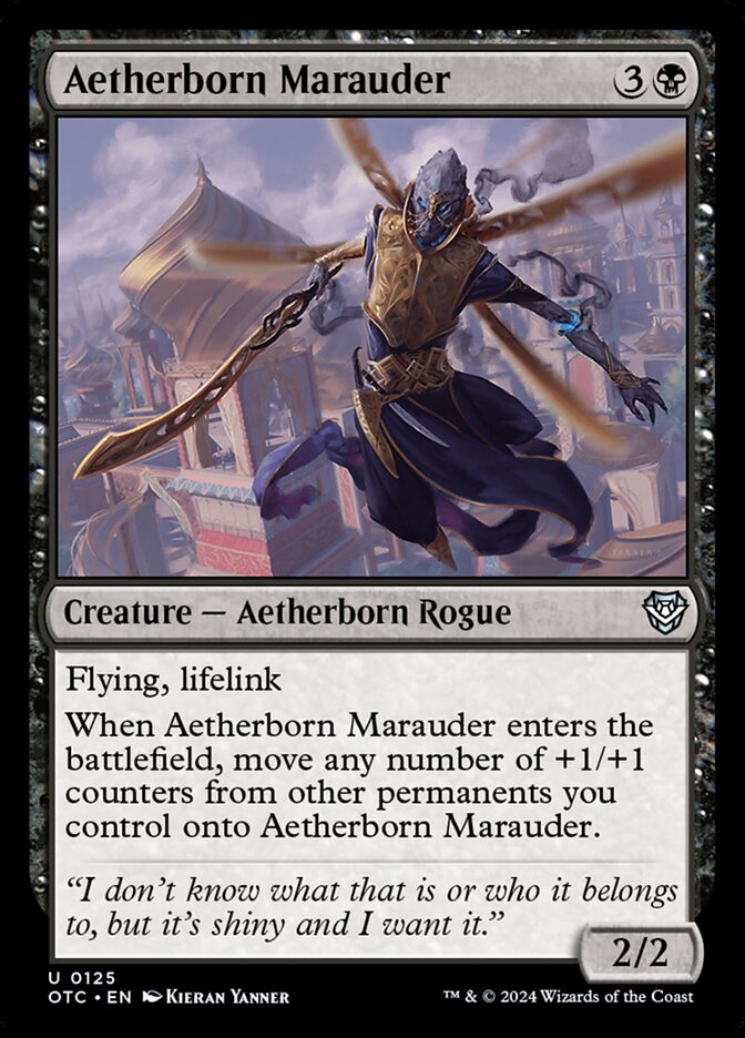 Aetherborn Marauder 125/342 (Commander: Outlaws of Thunder Junction)  | Good Games Modbury