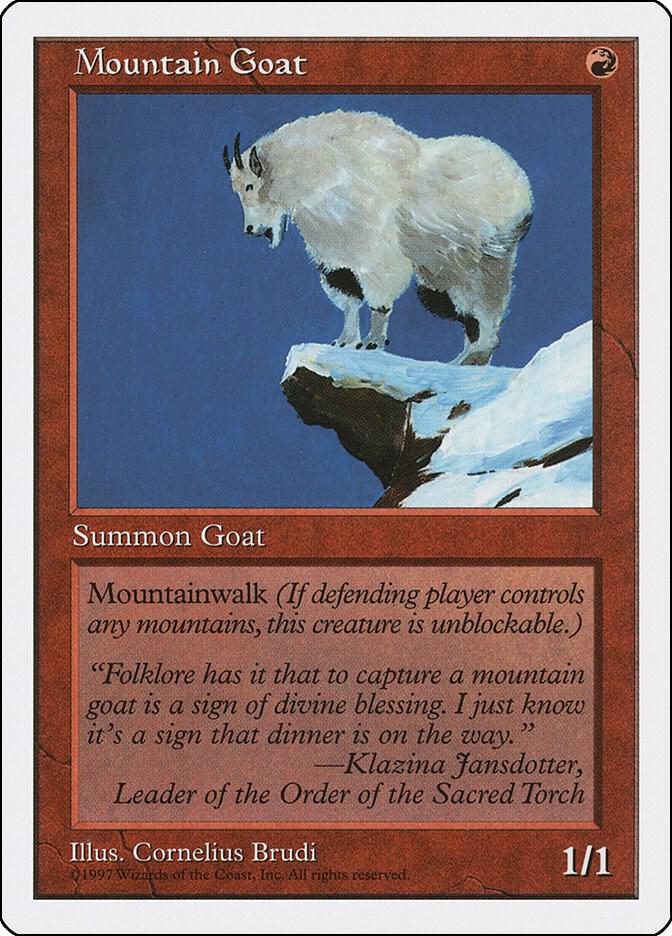Mountain Goat 252/455 (Fifth Edition)  | Good Games Modbury