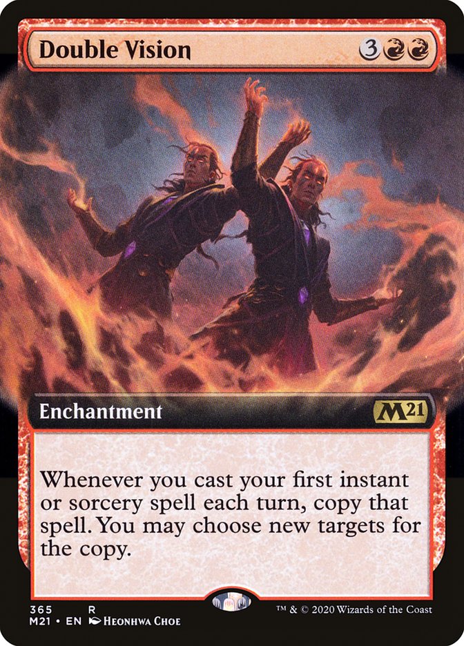 Double Vision (Extended Art) [Core Set 2021] | Good Games Modbury