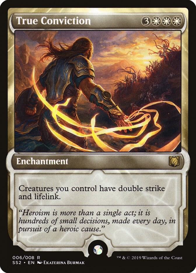 True Conviction 6/8 (Signature Spellbook: Gideon)  - Foil | Good Games Modbury