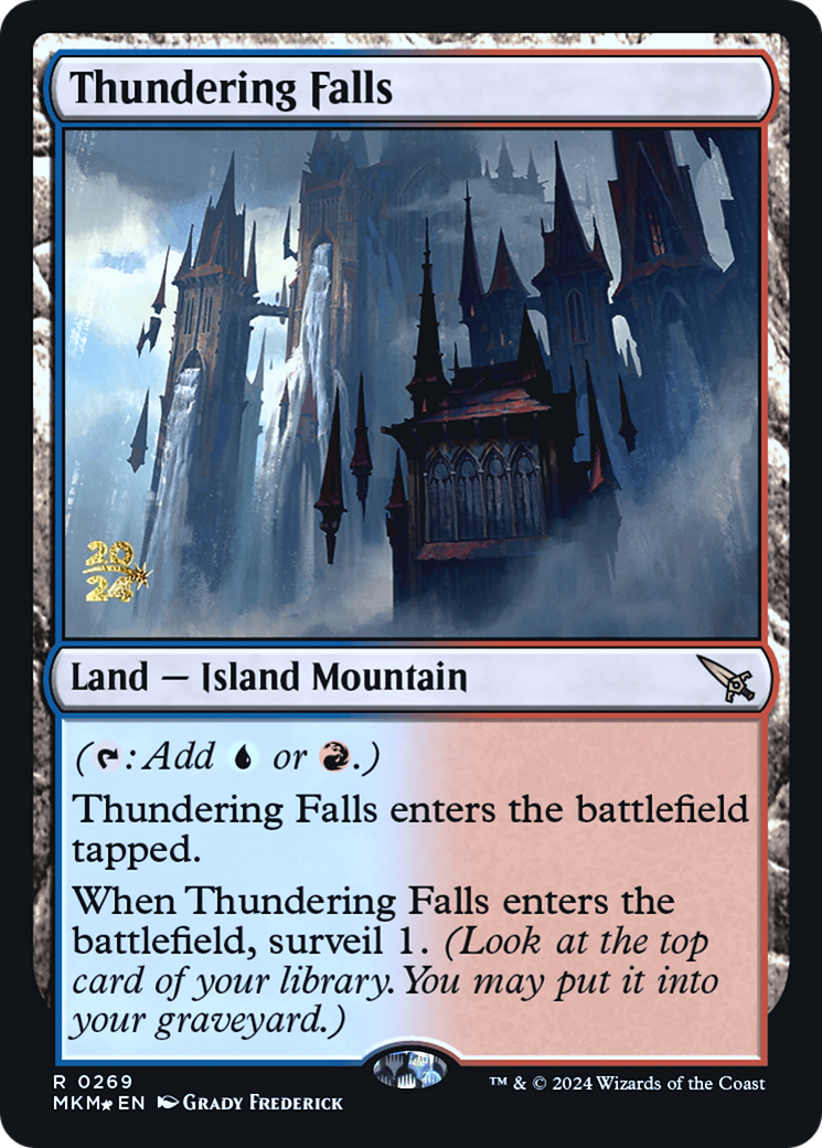 Thundering Falls [Murders at Karlov Manor Prerelease Promos] | Good Games Modbury