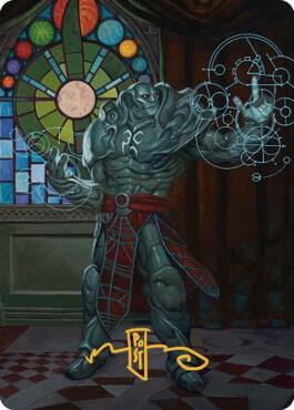 Karn Living Legacy Art Card 2 81 Gold Stamped Signature 2 (Art Series: Dominaria United)  | Good Games Modbury