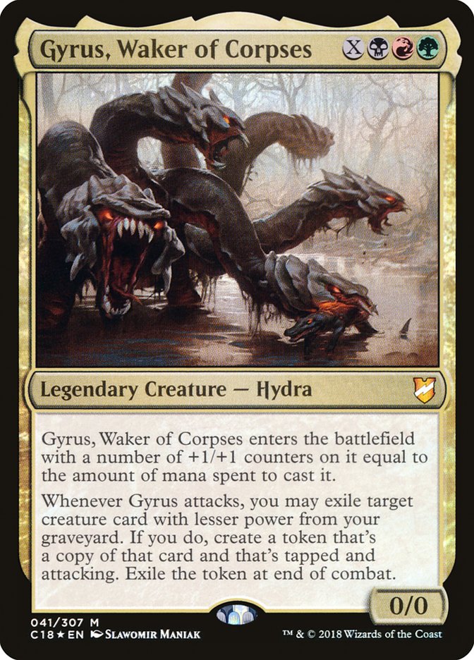 Gyrus, Waker of Corpses 41/307 (Commander 2018)  - Foil | Good Games Modbury