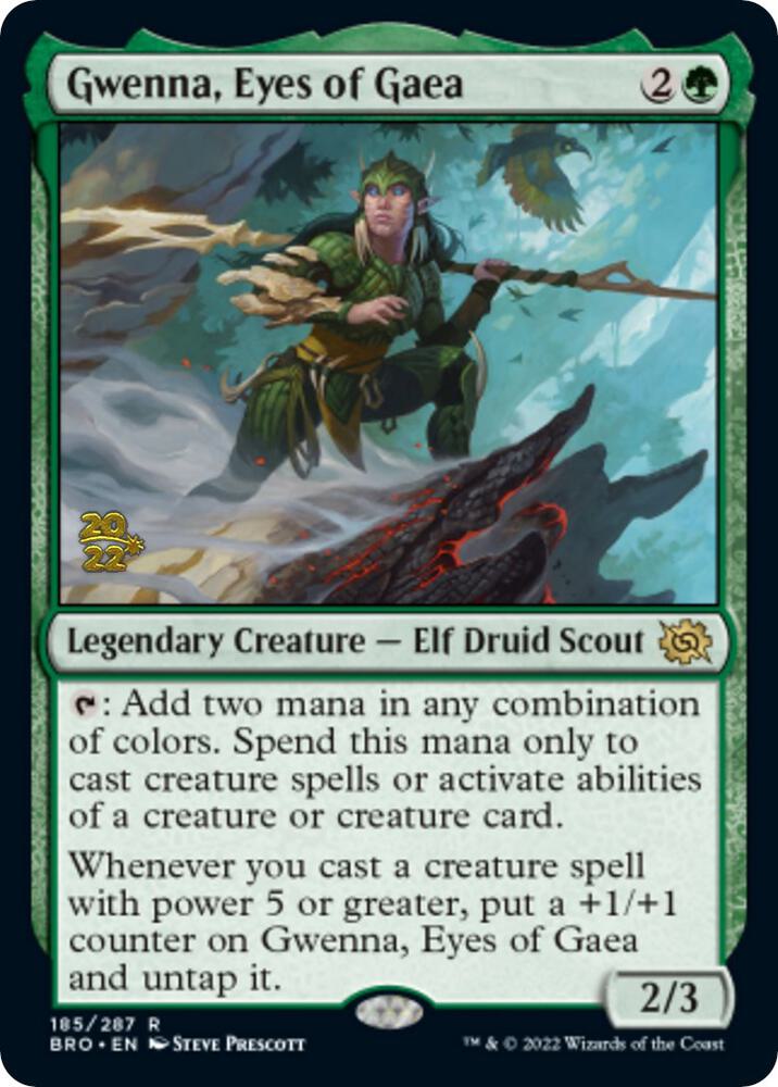 Gwenna Eyes of Gaea 185s/169 (Prerelease Cards)  - Foil | Good Games Modbury