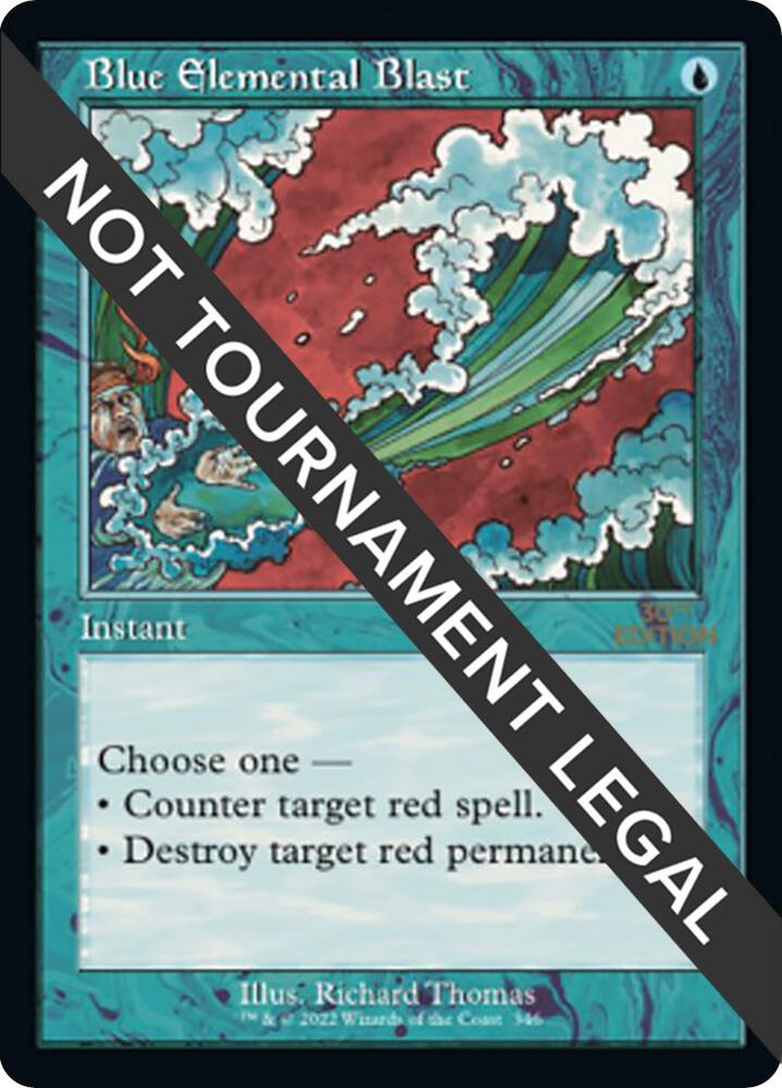 Blue Elemental Blast Retro Frame 346/594 (30th Anniversary Edition)  | Good Games Modbury