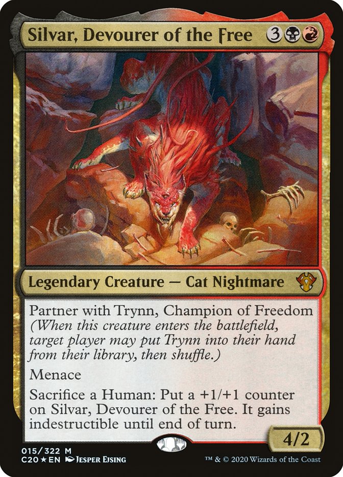 Silvar, Devourer of the Free 15/322 (Commander 2020)  - Foil | Good Games Modbury