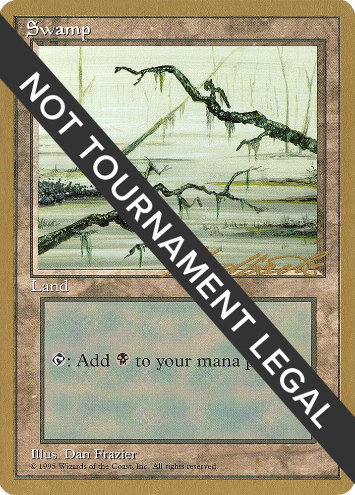 Swamp C 1996 Leon Lindback 4ED ll372/308 (World Championship Decks)  | Good Games Modbury