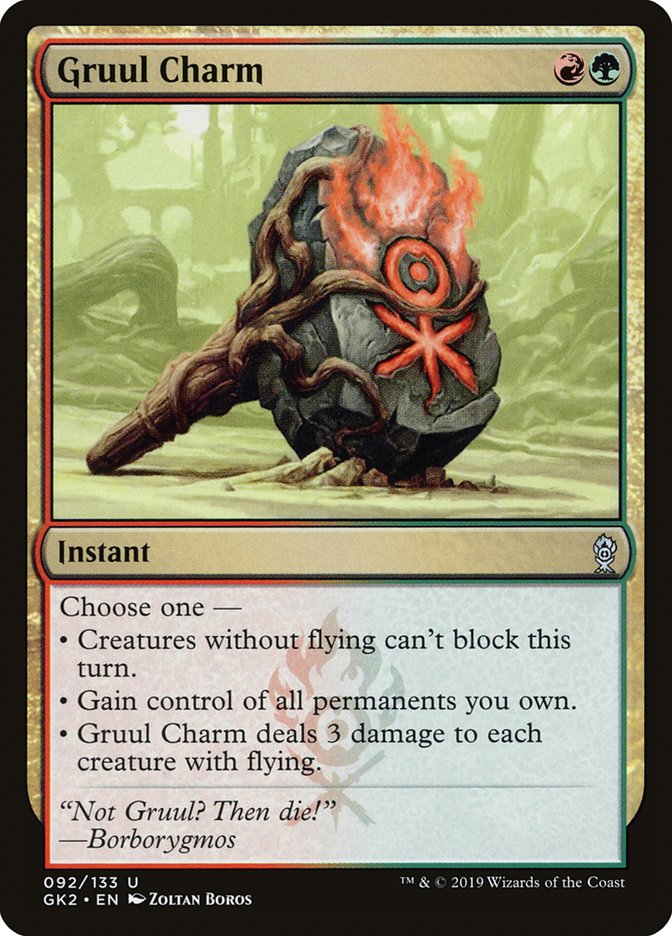 Gruul Charm [Ravnica Allegiance Guild Kit] | Good Games Modbury