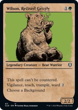Wilson Refined Grizzly Showcase 411/361 (Commander Legends: Battle for Baldur's Gate)  - Foil | Good Games Modbury