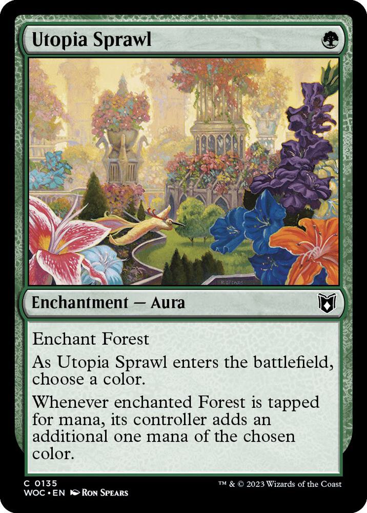 Utopia Sprawl 135/173 (Commander: Wilds of Eldraine)  | Good Games Modbury
