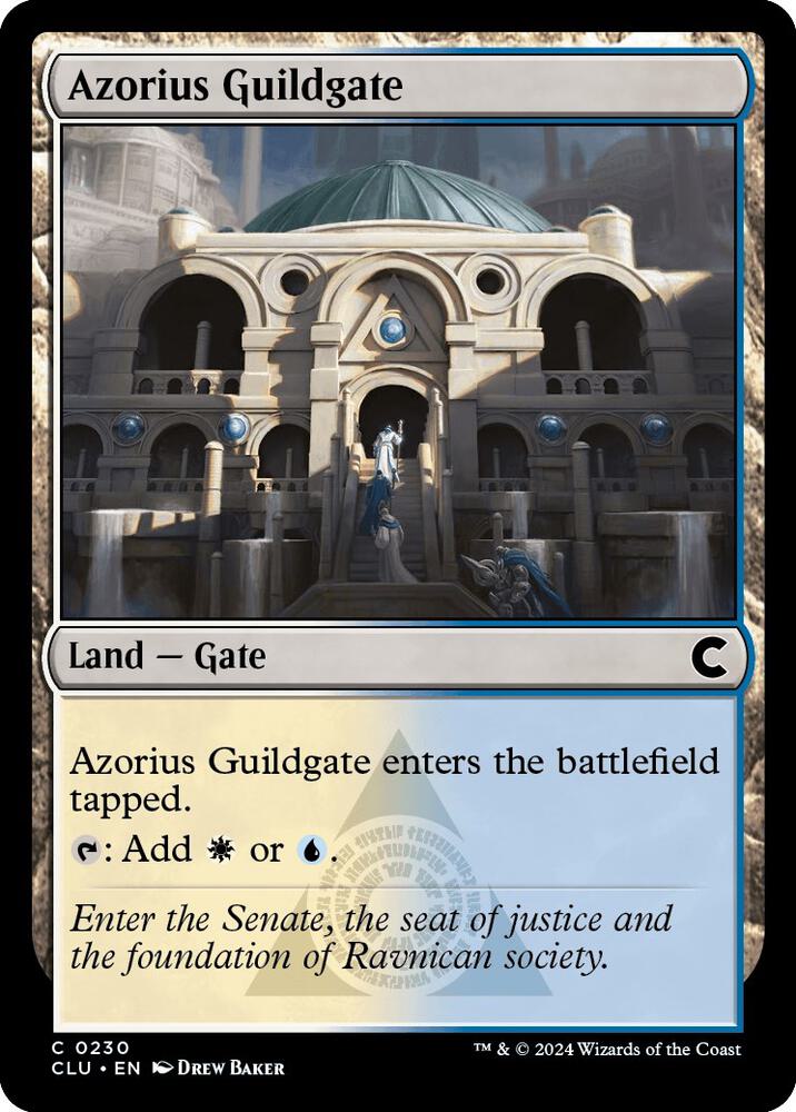Azorius Guildgate 230/284 (Ravnica: Clue Edition)  | Good Games Modbury