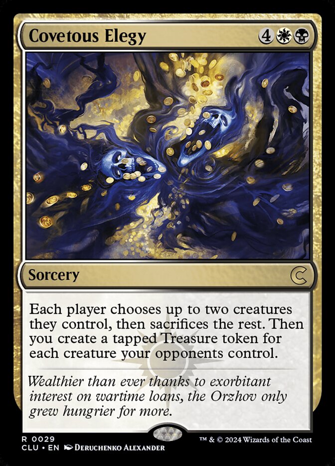 Covetous Elegy 29/284 (Ravnica: Clue Edition)  | Good Games Modbury