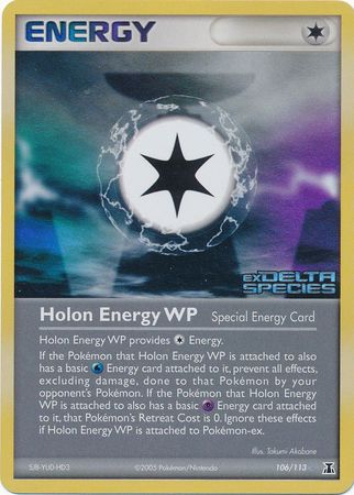 Holon Energy WP (106/113) (Stamped) [EX: Delta Species] | Good Games Modbury