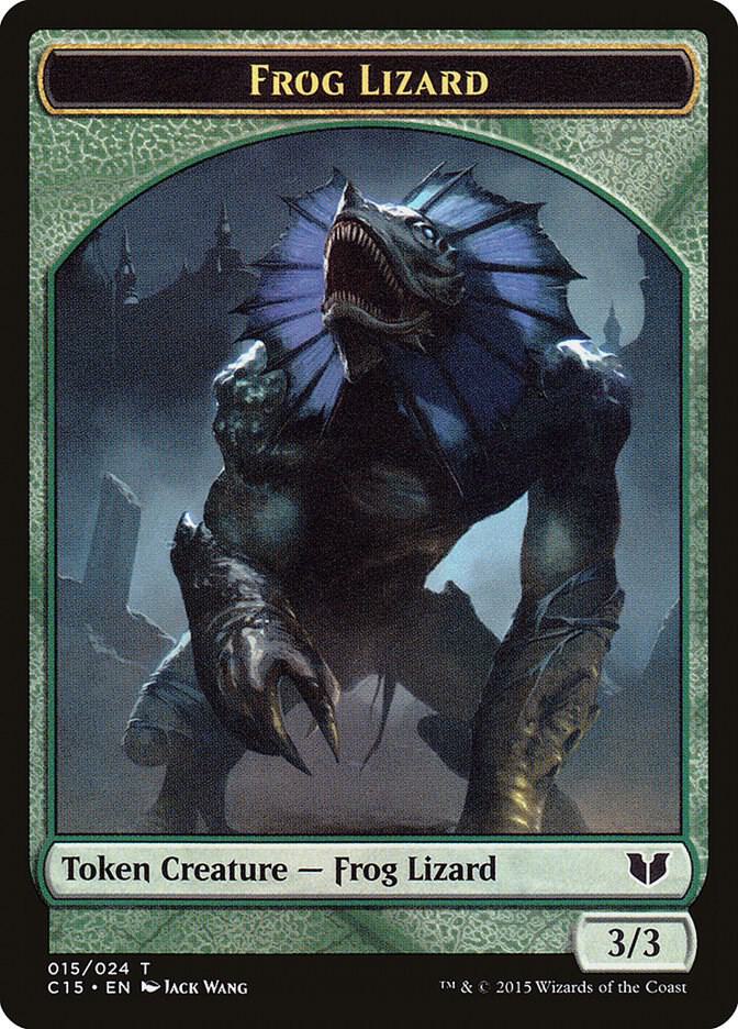 Frog Lizard Germ Double Sided Token 15 // 7 (Commander 2015)  | Good Games Modbury