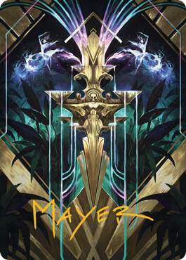 Halo Fountain Art Card Gold Stamped Signature 66 (Art Series: Streets of New Capenna)  | Good Games Modbury