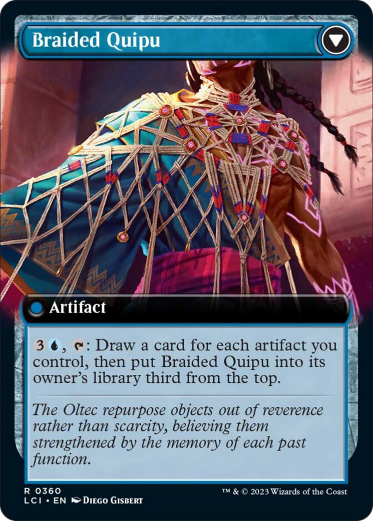 Braided Net // Braided Quipu (Extended Art) [The Lost Caverns of Ixalan] | Good Games Modbury