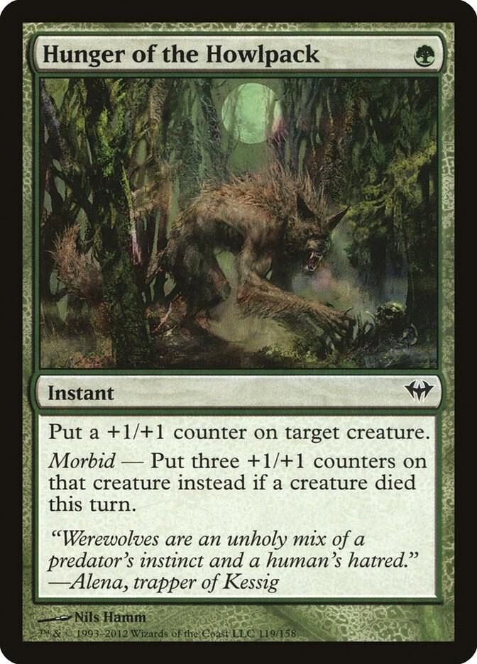 Hunger of the Howlpack 119/158 (Dark Ascension)  - Foil | Good Games Modbury