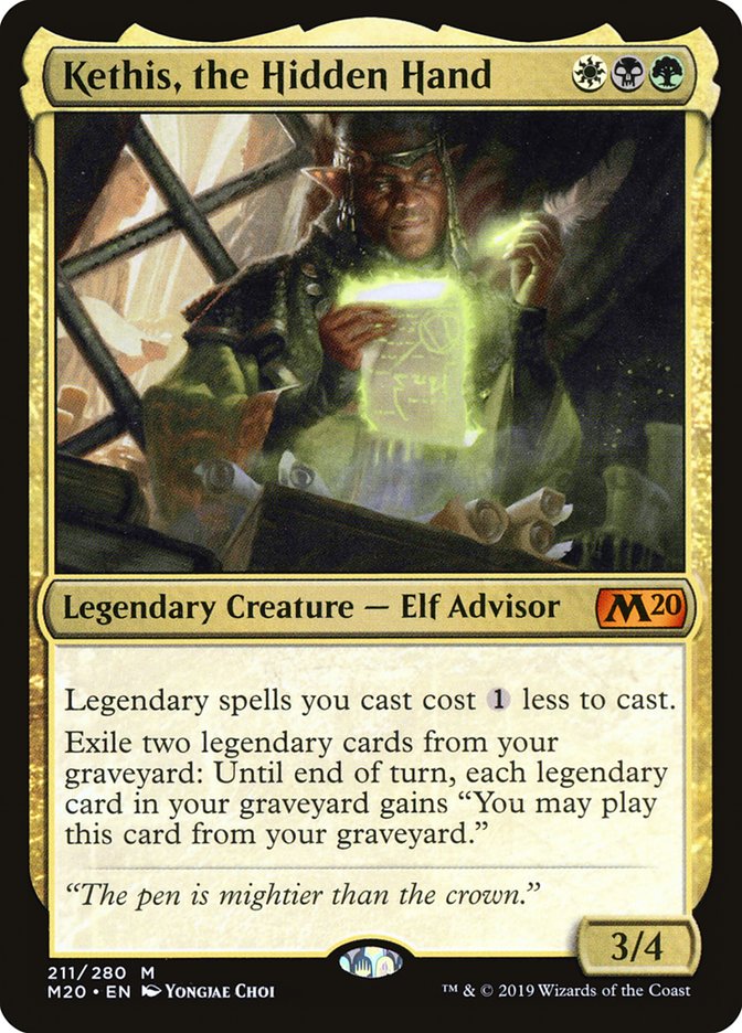 Kethis, the Hidden Hand [Core Set 2020] | Good Games Modbury