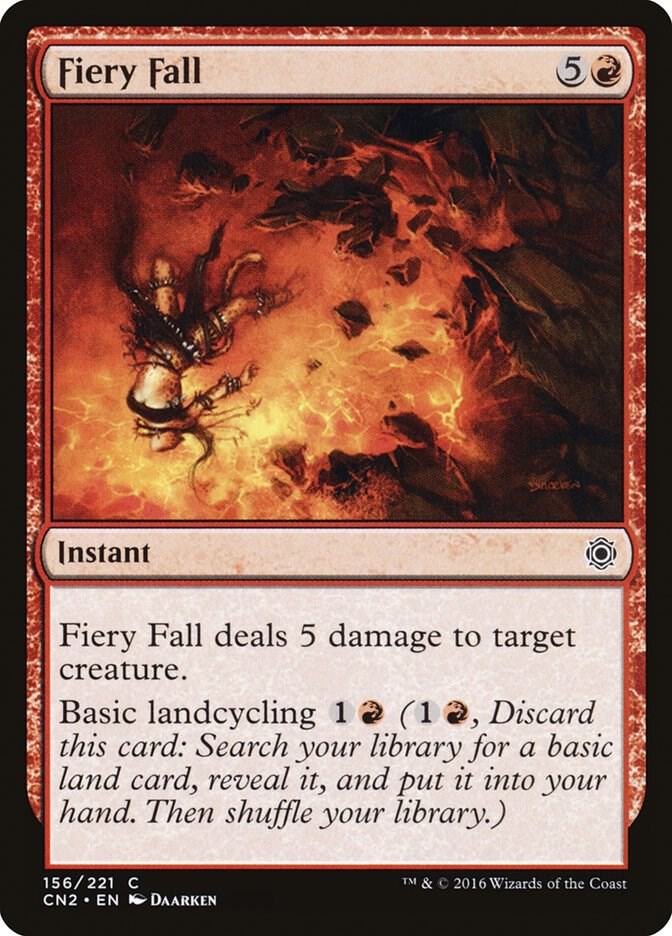 Fiery Fall 156/221 (Conspiracy: Take the Crown)  - Foil | Good Games Modbury
