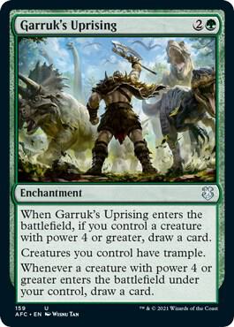 Garruks Uprising 159/62 (Commander: Adventures in the Forgotten Realms)  | Good Games Modbury