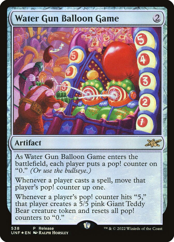 Water Gun Balloon Game 538/244 (Launch Party & Release Event Promos)  - Foil | Good Games Modbury