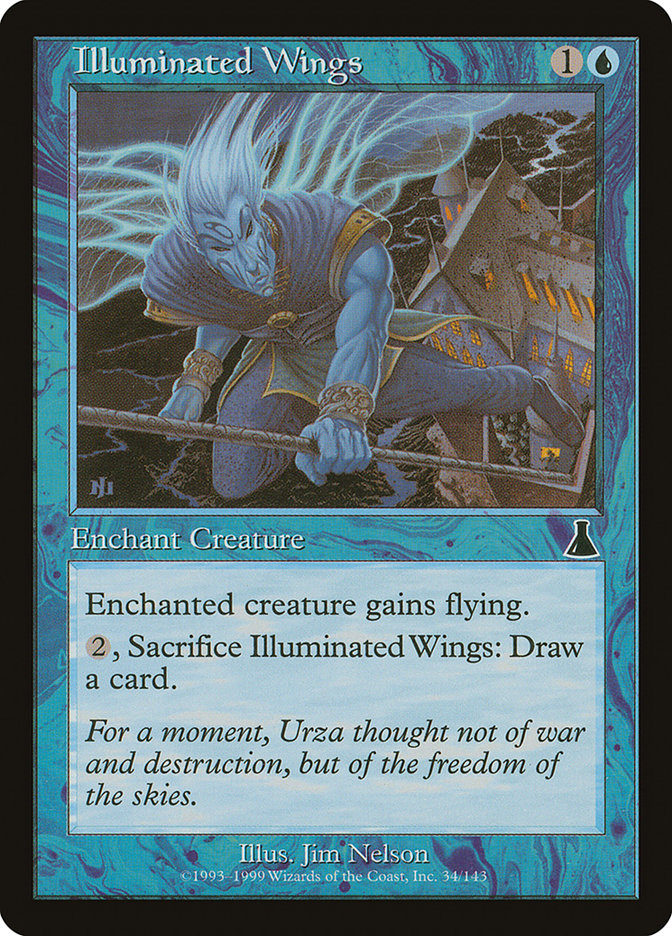 Illuminated Wings 34/143 (Urza's Destiny)  - Foil | Good Games Modbury