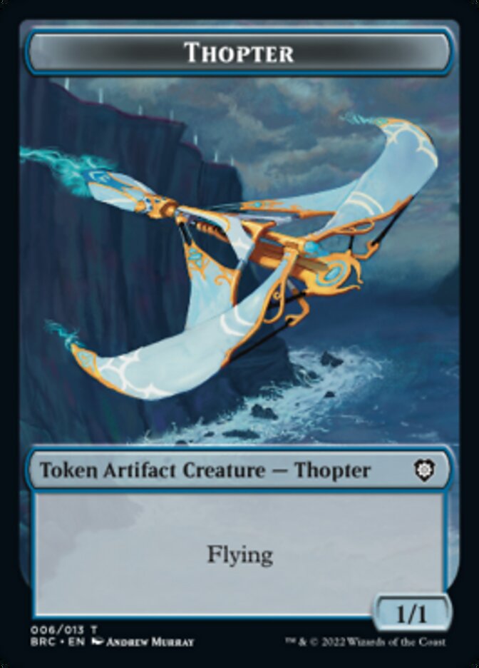 Copy // Thopter (006) Double-Sided Token [The Brothers' War Commander Tokens] | Good Games Modbury