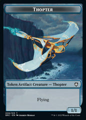Copy // Thopter (006) Double-Sided Token [The Brothers' War Commander Tokens] | Good Games Modbury