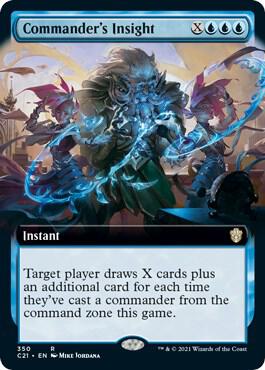 Commanders Insight Extended Art 350/81 (Commander 2021)  | Good Games Modbury