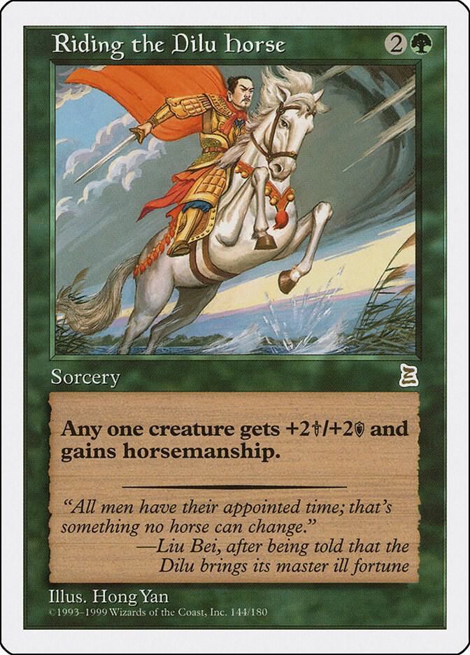 Riding the Dilu Horse 144/180 (Portal Three Kingdoms)  | Good Games Modbury