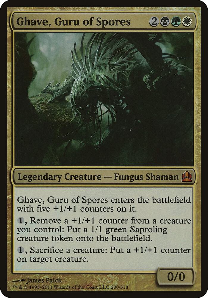Ghave Guru of Spores Commander 200/15 (Oversize Cards)  - Foil | Good Games Modbury