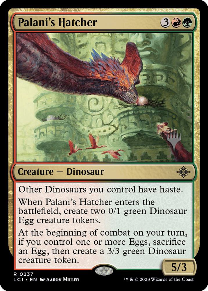 Palanis Hatcher 237p/138 (Promo Pack: The Lost Caverns of Ixalan)  - Foil | Good Games Modbury