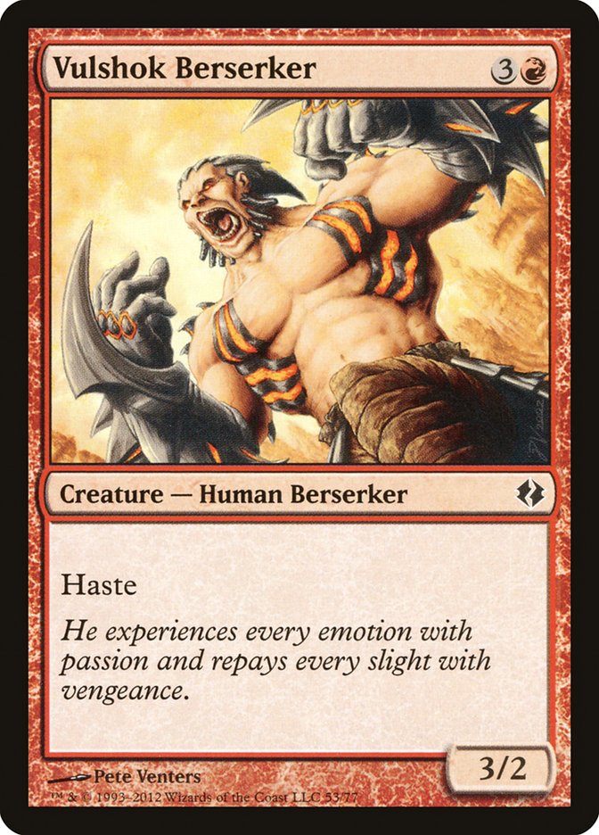 Vulshok Berserker 53/77 (Duel Decks: Venser vs. Koth)  | Good Games Modbury