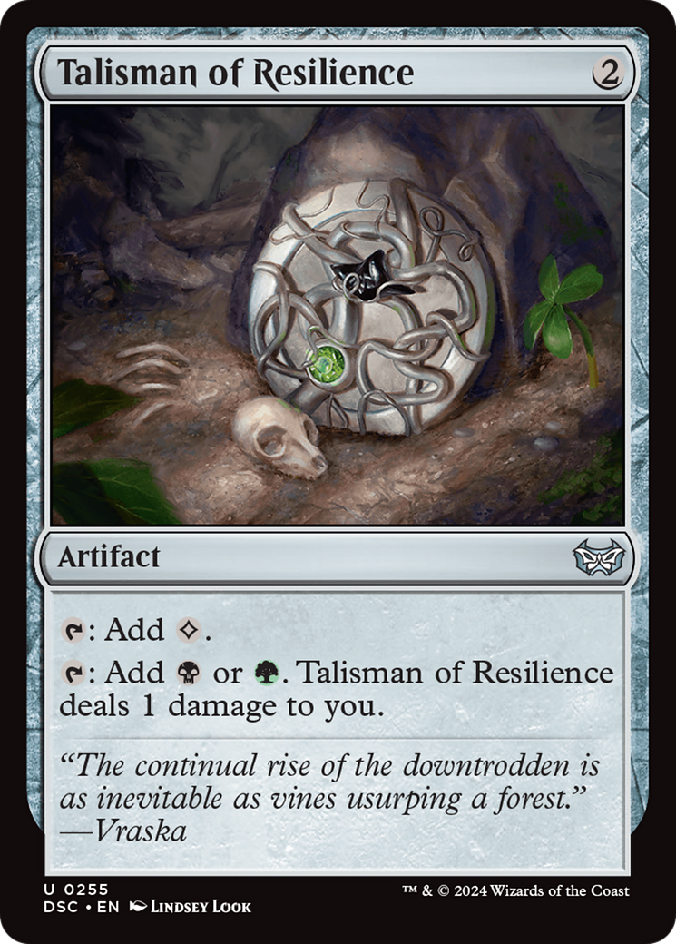 Talisman of Resilience [Duskmourn: House of Horror Commander] | Good Games Modbury