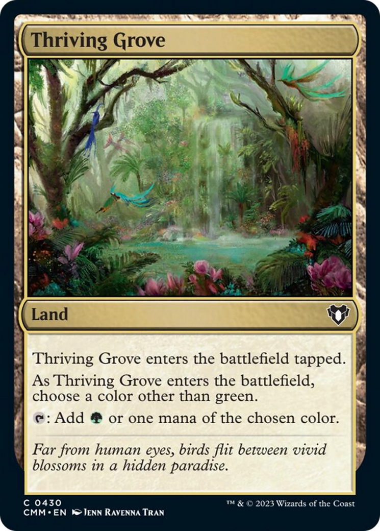 Thriving Grove [Commander Masters] | Good Games Modbury