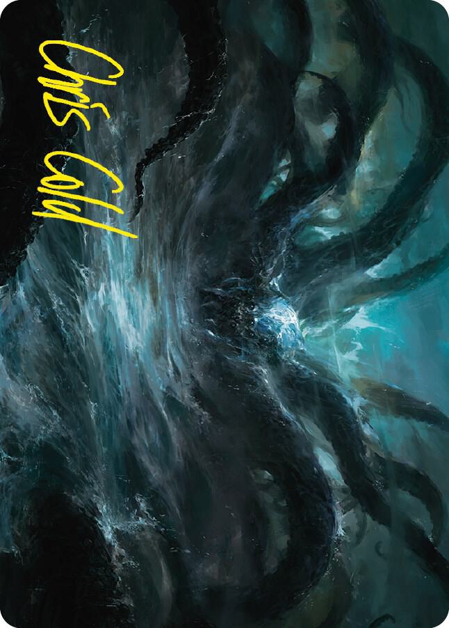 The Watcher in the Water Art Card Gold Stamped Signature 7 (Art Series: Universes Beyond: The Lord of the Rings: Tales of Middle-earth)  | Good Games Modbury