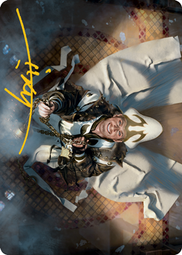 Jerren, Corrupted Bishop Art Card (Gold-Stamped Signature) [Innistrad: Midnight Hunt Art Series] | Good Games Modbury