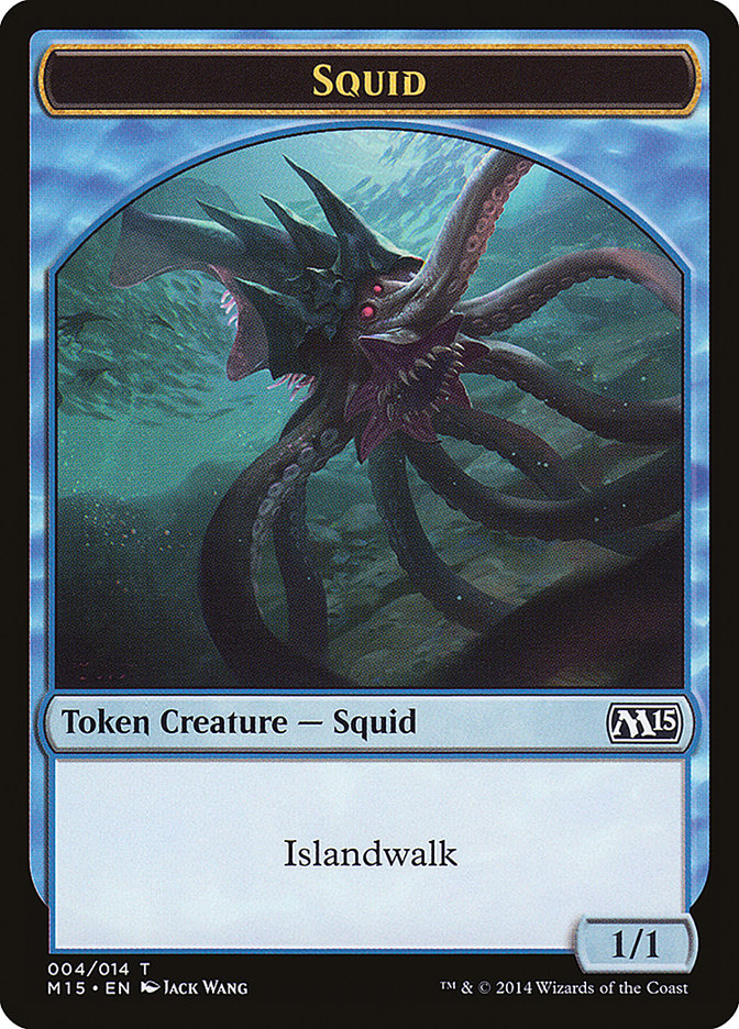 Squid Token [Magic 2015 Tokens] | Good Games Modbury