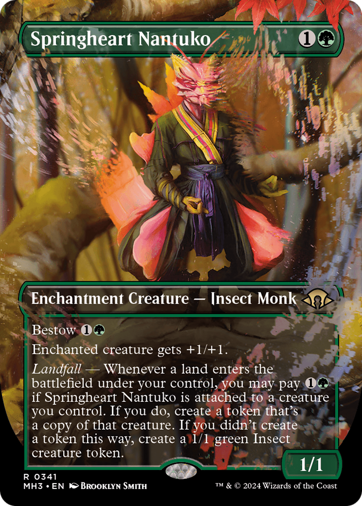 Springheart Nantuko (Borderless) [Modern Horizons 3] | Good Games Modbury