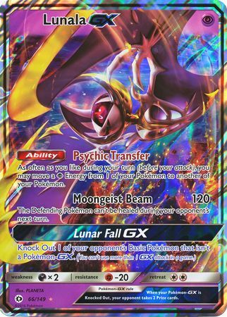 Lunala GX (66/149) (Jumbo Card) [Sun & Moon: Base Set] | Good Games Modbury