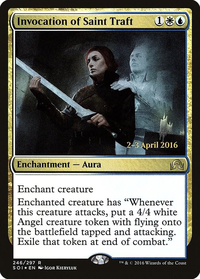 Invocation of Saint Traft 246s/89 (Prerelease Cards)  - Foil | Good Games Modbury