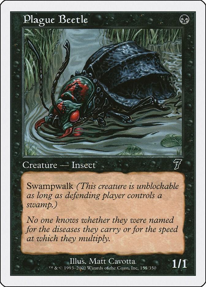 Plague Beetle 155/350 (7th Edition)  | Good Games Modbury