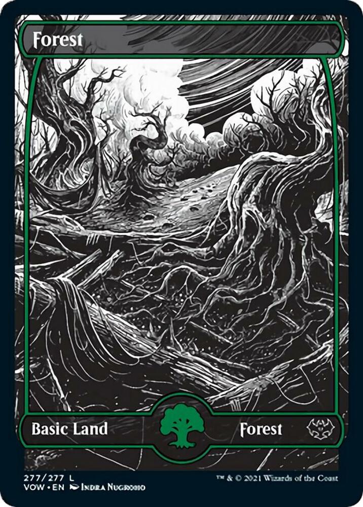 Forest 277 277 (Innistrad: Crimson Vow)  - Foil | Good Games Modbury