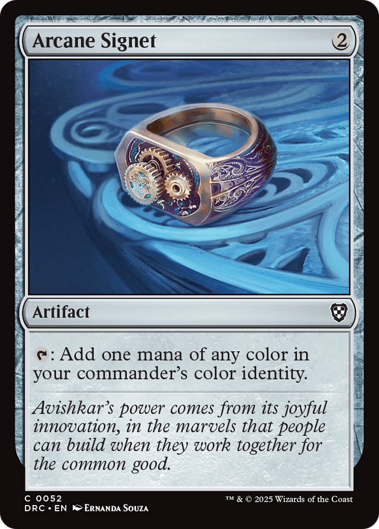 Arcane Signet (0052) [Aetherdrift Commander] | Good Games Modbury