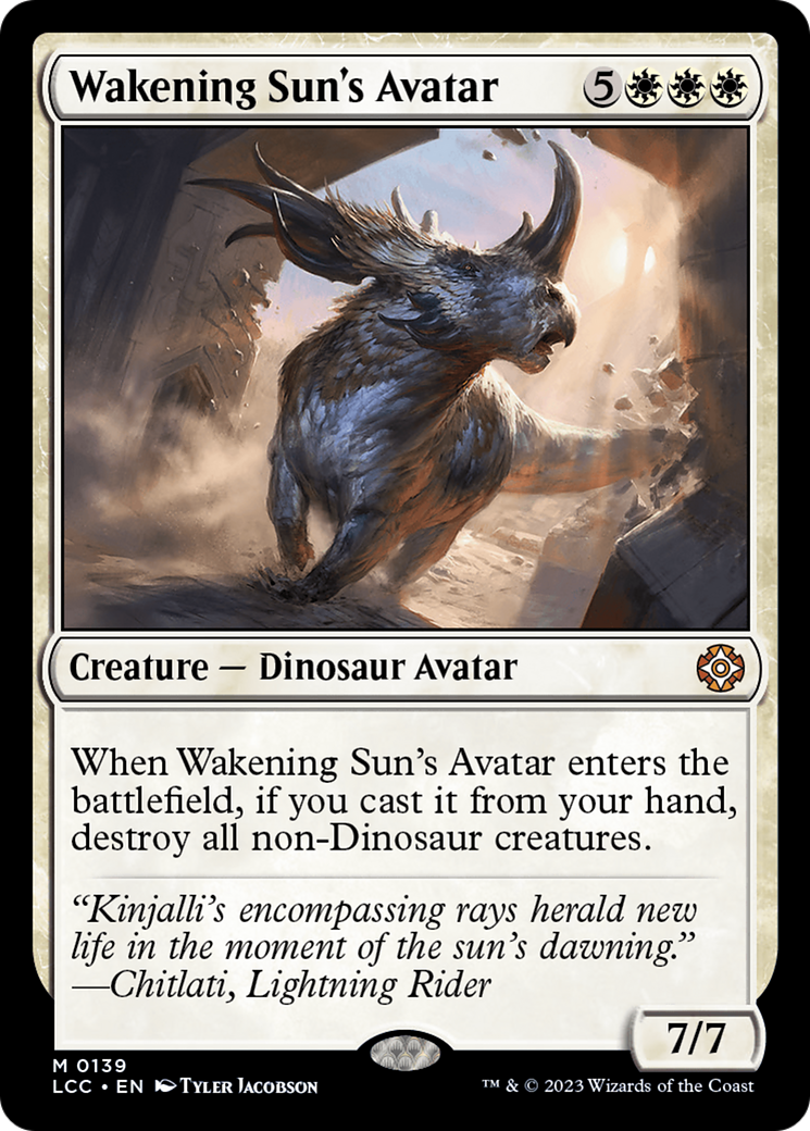 Wakening Sun's Avatar [The Lost Caverns of Ixalan Commander] | Good Games Modbury