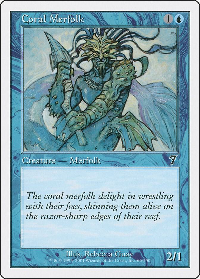 Coral Merfolk 66/350 (7th Edition)  | Good Games Modbury